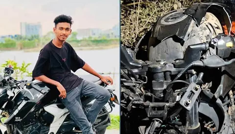 নারায়ণগঞ্জে ত্রিমুখী সংঘর্ষে মোটরসাইকেল আরোহী নিহত,আহত ৪