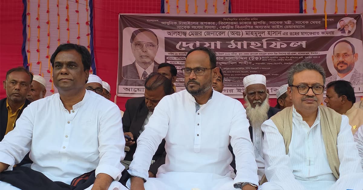 টাঙ্গাইলে টুকুকে সমর্থন রাশেদ হাসানের