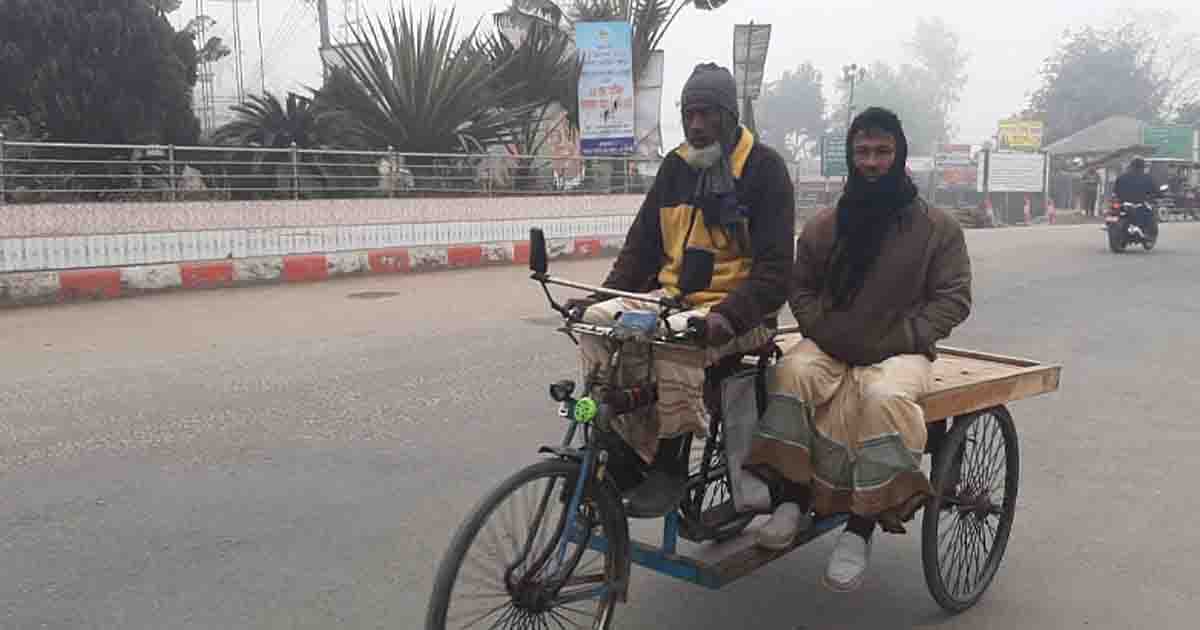পঞ্চগড়ে তাপমাত্রা বাড়লেও কমেনি শীত
