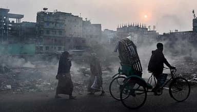নতুন বছর শুরু ঢাকাবাসীর অস্বাস্থ্যকর বায়ু নিয়ে