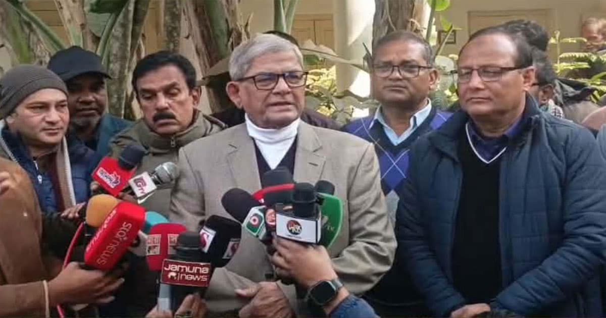 পরিস্থিতি বোঝা যাবে প্রচার শুরু পর : মির্জা ফখরুল