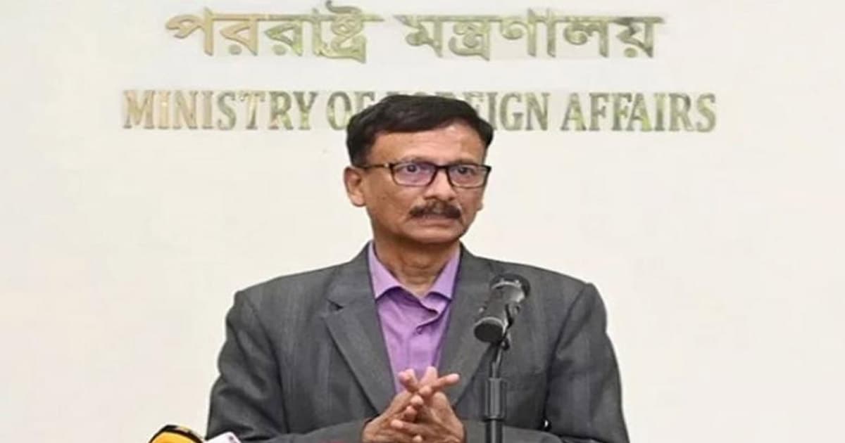 ভারতীয় কূটনীতিকদের পরিবার সরিয়ে নেওয়ার বিষয়ে পররাষ্ট্র উপদেষ্টার বক্তব্য