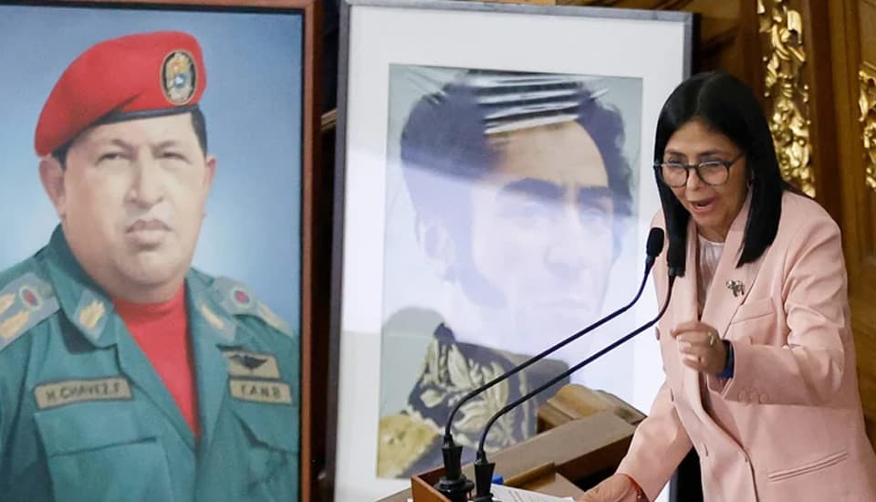 ভেনেজুয়েলার ভাইস প্রেসিডেন্ট ডেলসি অন্তর্বর্তী প্রেসিডেন্ট