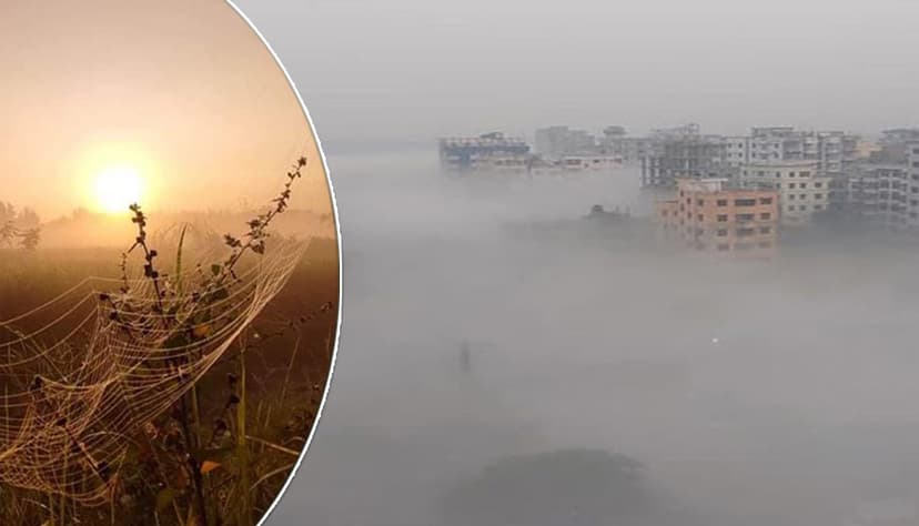 ঢাকায় শীত কমছেই না, কুয়াশা থাকবে দুপুর পর্যন্ত