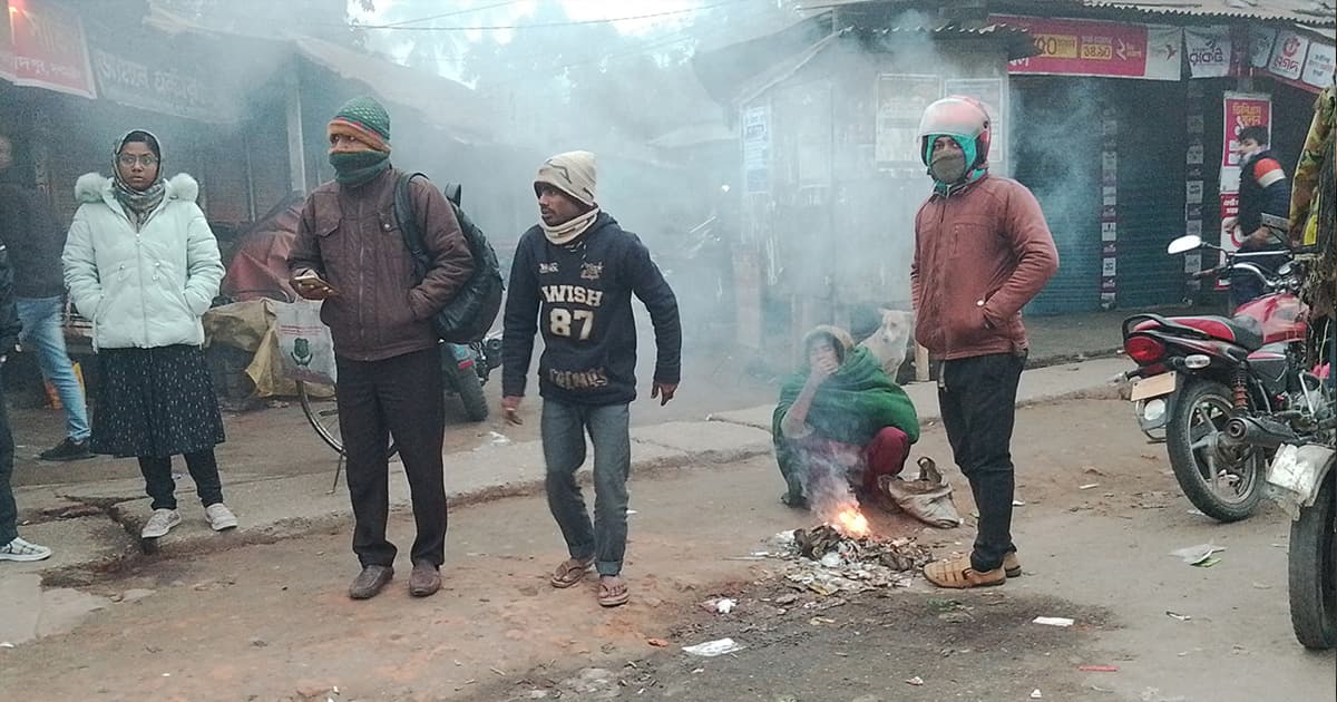 কুড়িগ্রামে তীব্র শীতে বিপর্যস্ত নিম্ন-দরিদ্র জনগোষ্ঠী