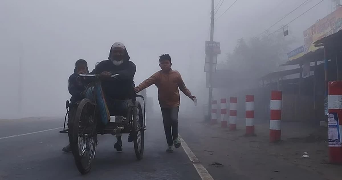 তীব্র শীতে বিপর্যস্ত কুড়িগ্রামের জনজীবন