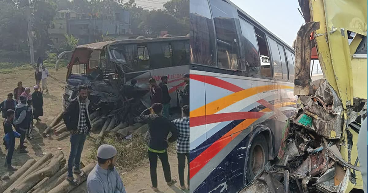সিলেটে তিন বাসের সংঘর্ষে নিহত ২