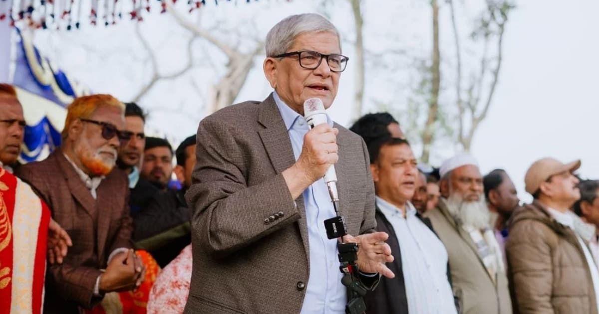 সংখ্যালঘু কেউ নেই, সবাই বাংলাদেশের নাগরিক: মির্জা ফখরুল