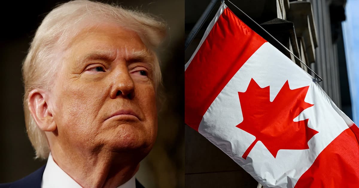 কানাডার ওপর ১০০ শতাংশ শুল্ক আরোপের হুমকি ট্রাম্পের
