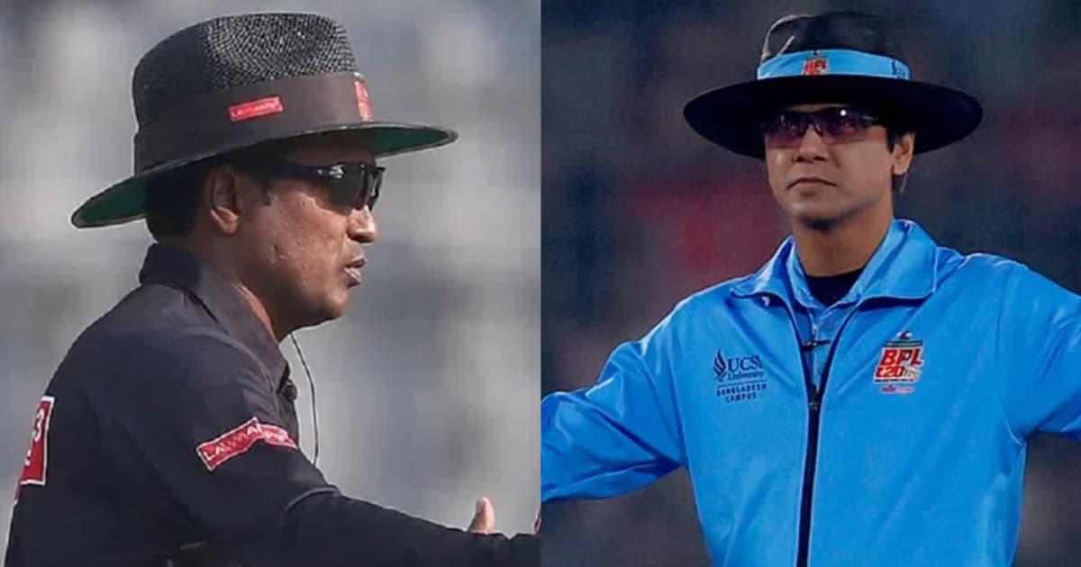 ম্যাচ পরিচালনায় থাকবেন বাংলাদেশের দুই আম্পায়ার