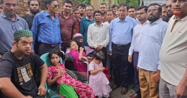 সংস্কার কাজের ভিত্তিপ্রস্তর স্থাপন জেলা পরিষদ প্রশাসকের