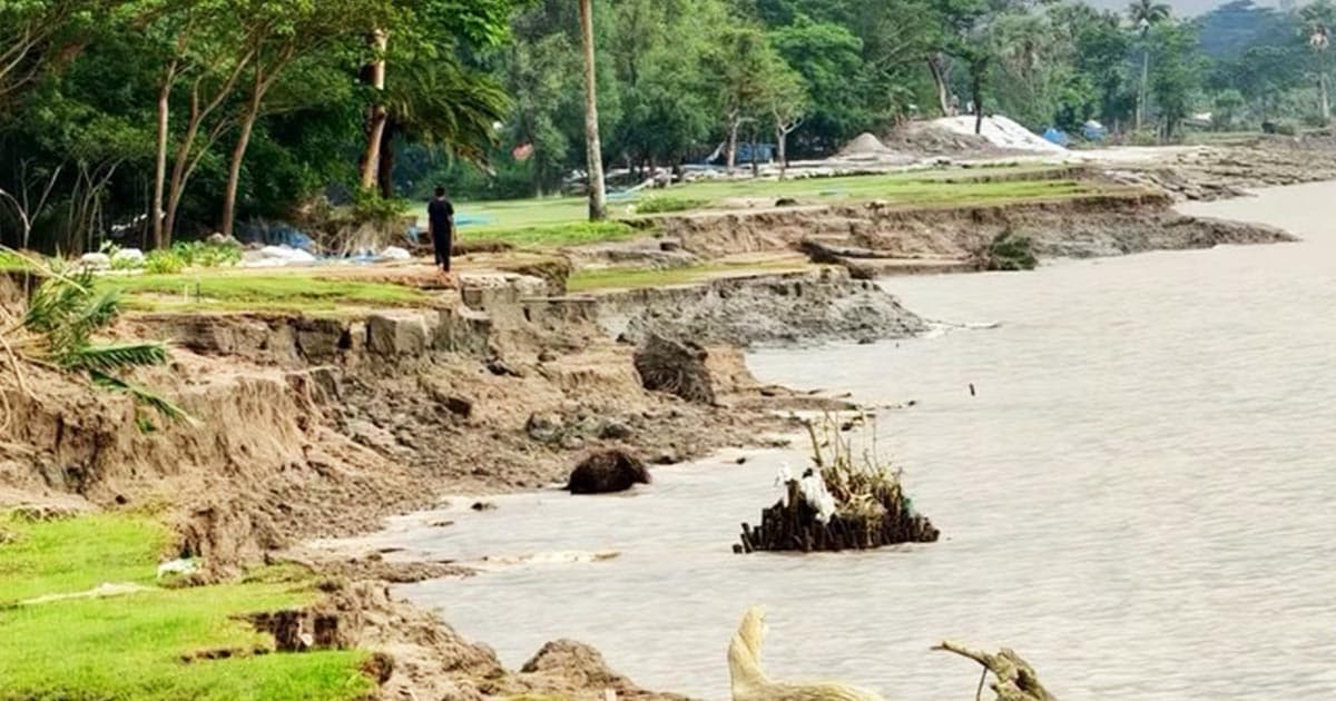 পদ্মার ভাঙনে বিপর্যস্ত শিবগঞ্জ