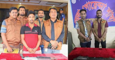 রূপগঞ্জ থেকে উদ্ধার লুট হওয়া শটগান