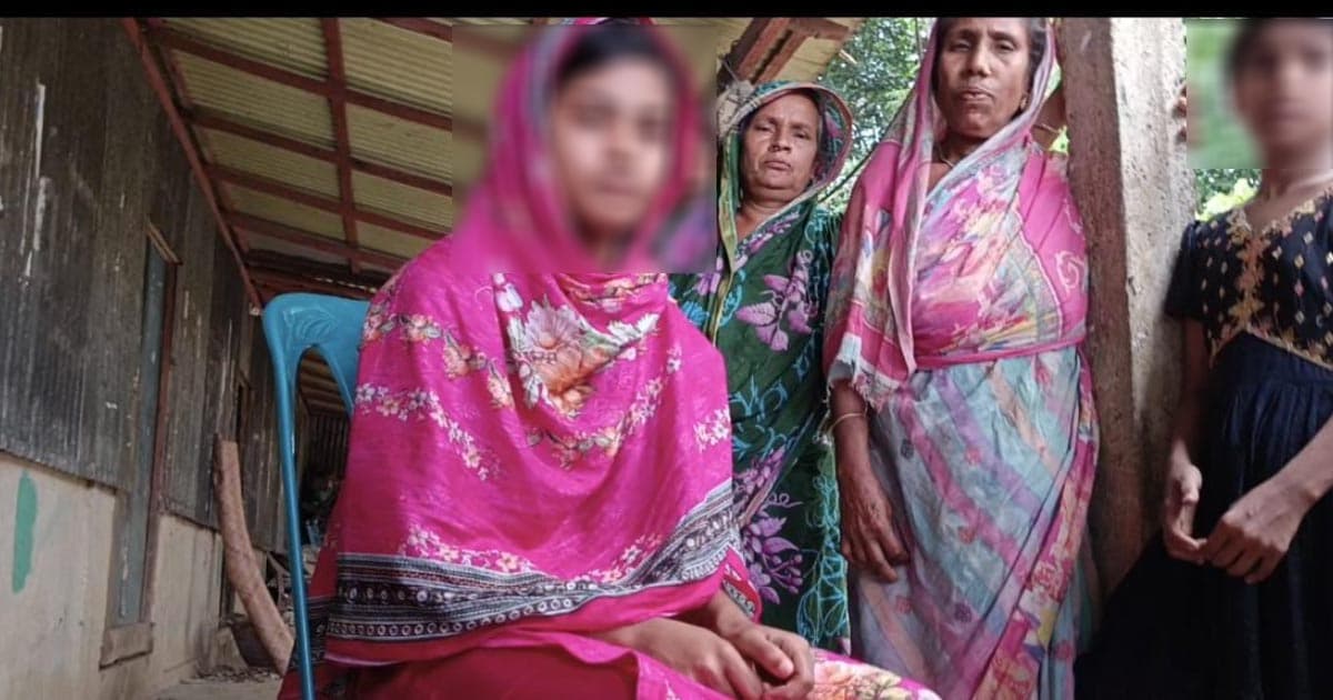 তাহিরপুরে বিয়ের দাবিতে প্রেমিকের বাড়িতে তরুণীর অনশন