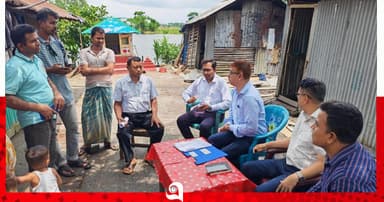 কোটালীপাড়ায় কৃষক কার্ড হালনাগাদ কাযক্রম পরিদর্শন