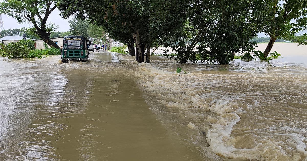 মৌলভীবাজার ও হবিগঞ্জে বন্যার উন্নতি