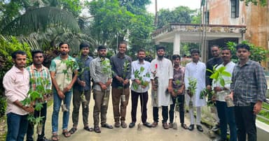 জুলাই শহীদদের স্মরণে বেরোবি বৃক্ষরোপণ ও বিতরণ