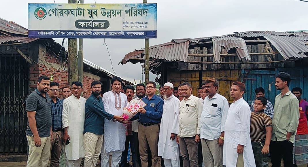 গোরকঘাটা যুব উন্নয়ন ক্লাব পরিদর্শনে সমাজসেবা উপপরিচালক