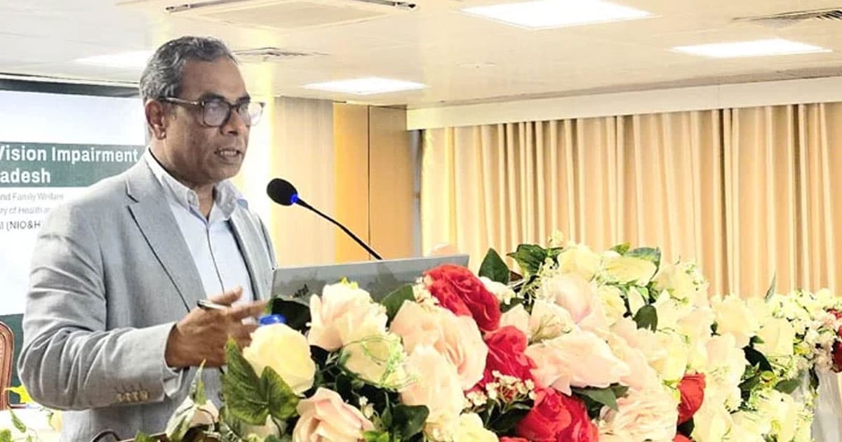 ছানিজনিত অন্ধত্ব নির্মূলে ৫ বছরের লক্ষ্য নির্ধারণ : স্বাস্থ্য প্রতিমন্ত্রী