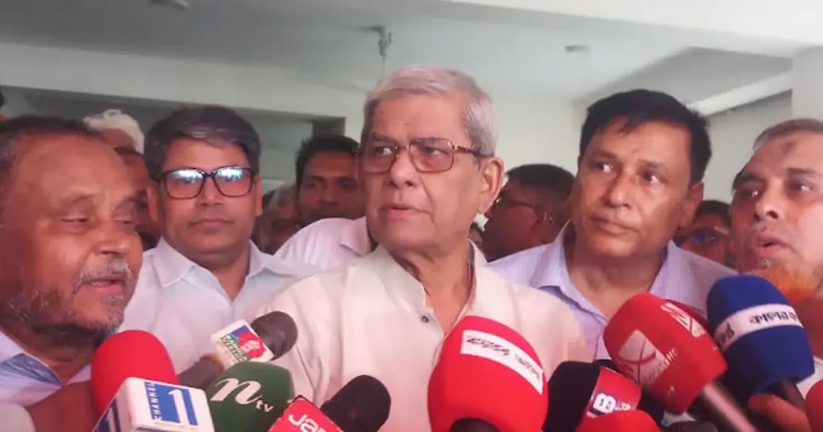 সংবিধান অনুযায়ী যথাসময়ে রাষ্ট্রপতি নির্বাচন হবে : মির্জা ফখরুল