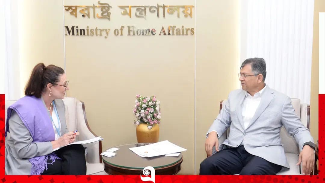 স্বরাষ্ট্রমন্ত্রী-আইওএম মিশন প্রধানের বৈঠক
