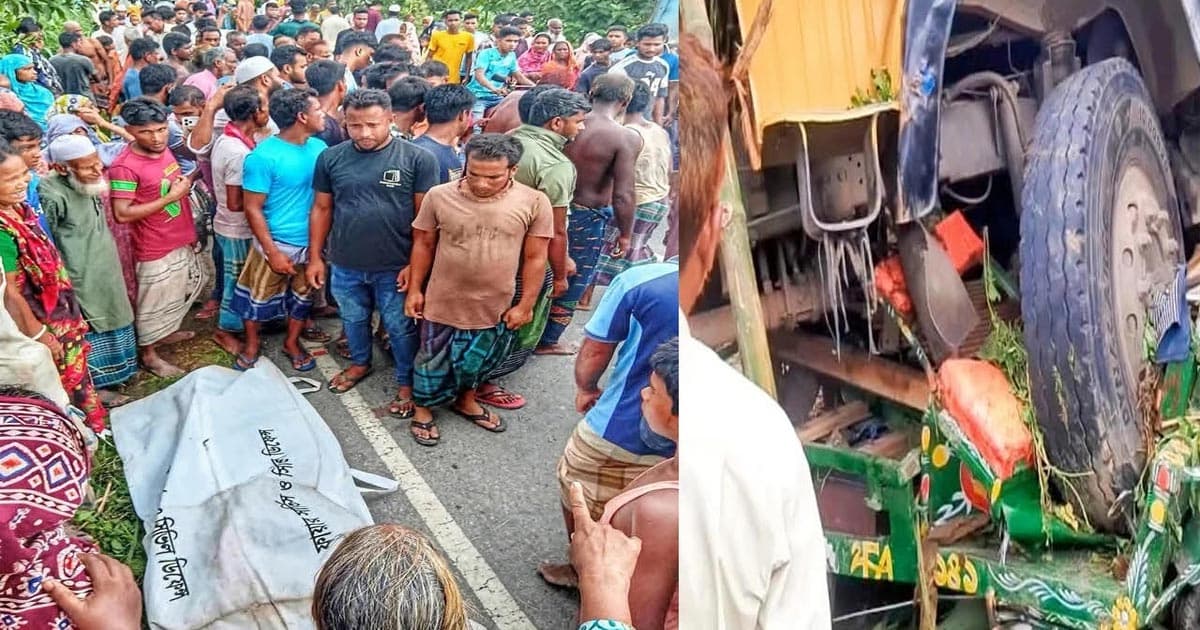 ডোমারে ট্রাকের ধাক্কায় মা, দুই সন্তানসহ নিহত ৪