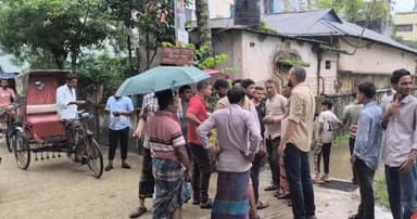 বৃষ্টিতে জমে থাকা পানিতে ডুবে শিশুর মৃত্যু