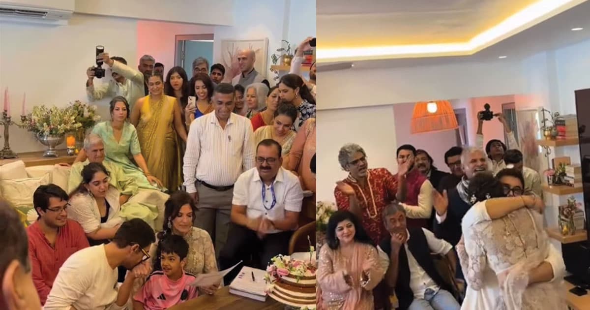 পরিবারের সদস্য ও ঘনিষ্ঠ বন্ধুদের উপস্থিতিতে আইনি প্রক্রিয়ায় বিয়ের নিবন্ধন সম্পন্ন করেন এই তারকা জুটি। বিয়ের আনুষ্ঠানিকতা শেষে উপস্থিত অতিথিদের করতালির মধ্যে নাচে মেতে ওঠেন আমির ও গৌরি। একে অপরকে জড়িয়ে ধরে রোমান্টিক নাচে অংশ নেওয়ার সময় তাদের মুখে ছিল আনন্দের উচ্ছ্বাস।
