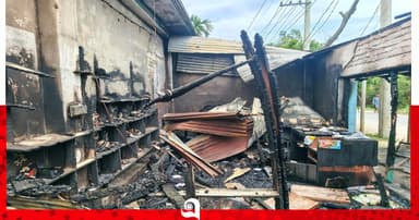 নিজের দোকানে আগুন দেওয়ার অভিযোগ, পুড়ে ছাই পাশের ৫ ব্যবসায়ীর স্বপ্ন