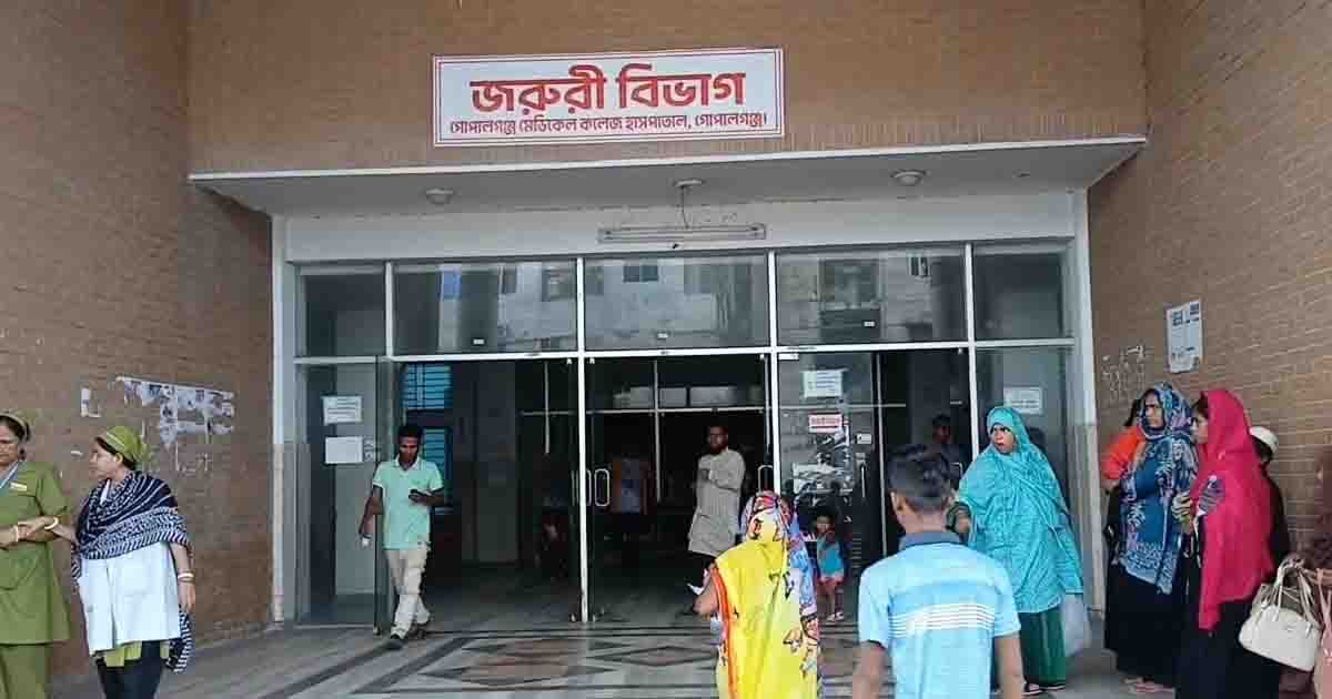 গোপালগঞ্জে ট্রাক-নসিমন মুখোমুখি সংঘর্ষে কিশোর নিহত