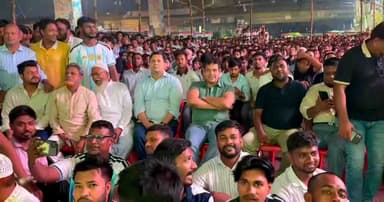 রূপগঞ্জবাসীর সঙ্গে ফুটবল উন্মাদনায় এমপি দিপু