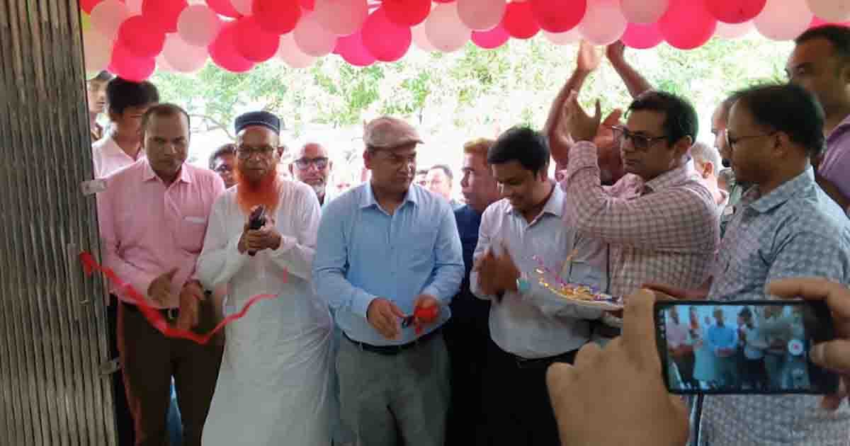 শাহবাজপুর ইউনিয়ন ভূমি অফিসের নতুন ভবন উদ্বোধন