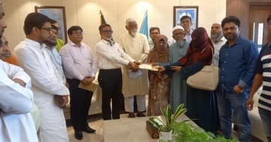 দুই যুবদল নেতার পরিবারের পাশে নাসিক, চাকরি ও আর্থিক সহায়তা প্রদান