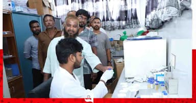 চুয়াডাঙ্গা পুলিশের ডোপ টেস্ট কার্যক্রম শুরু