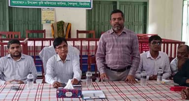 শৈলকুপায় কৃষক কার্ড বিতরণ উপলক্ষে সভা অনুষ্ঠিত
