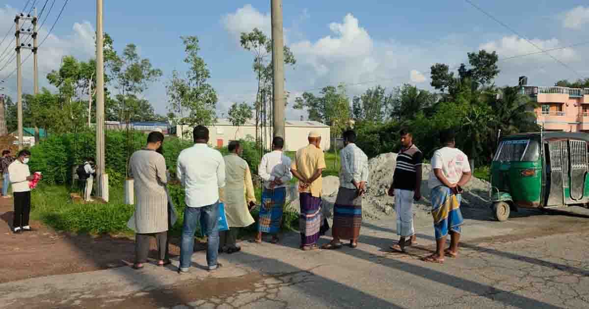 রূপগঞ্জে চাঁদা না পেয়ে নির্মাণ কাজে বাধা, দখলের চেষ্টা