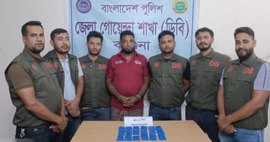 বরগুনায় ইয়াবাসহ ব্যবসায়ী গ্রেপ্তার