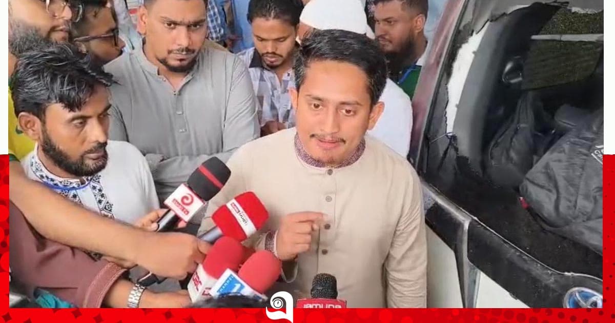বিএনপির ‘গ্রিন সিগন্যালে’ গাড়িবহরে হামলা: সারজিস আলম