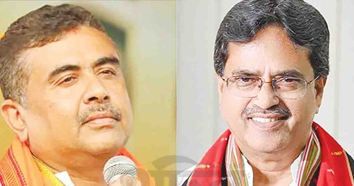 শুভেন্দু ও মানিক সাহাকে আম উপহার