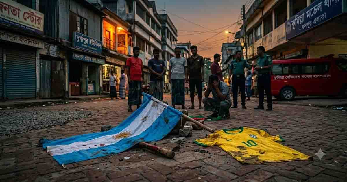 কুমিল্লায় আর্জেন্টিনা সমর্থকদের হামলায় ব্রাজিল সমর্থক নিহত