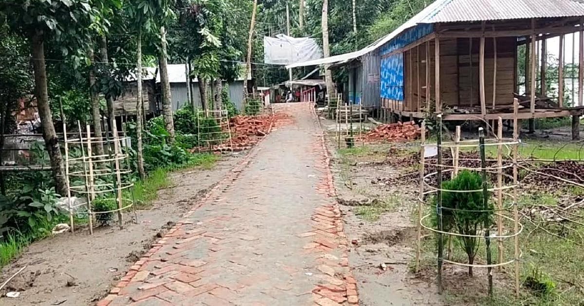 নেছারাবাদে সংখ্যালঘু অধ্যুষিত এলাকায় দৃশ্যমান উন্নয়ন