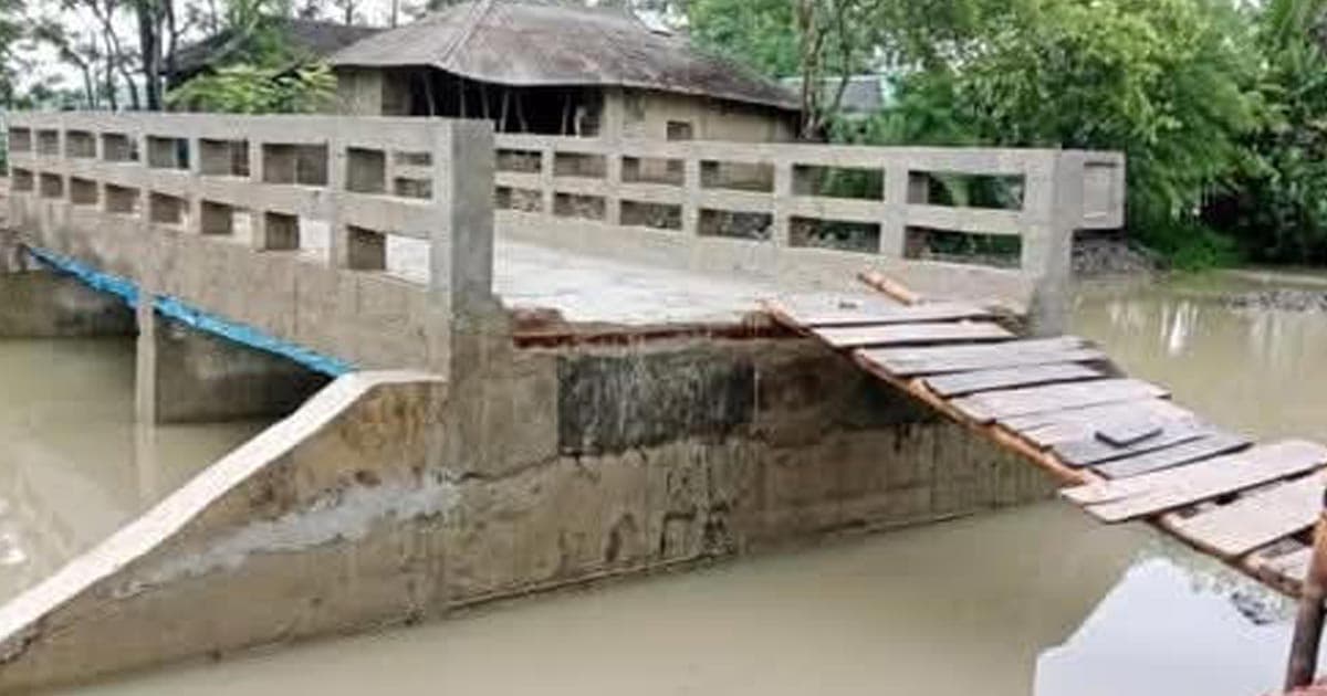 সেতু আছে, উঠার সংযোগ সড়ক নেই