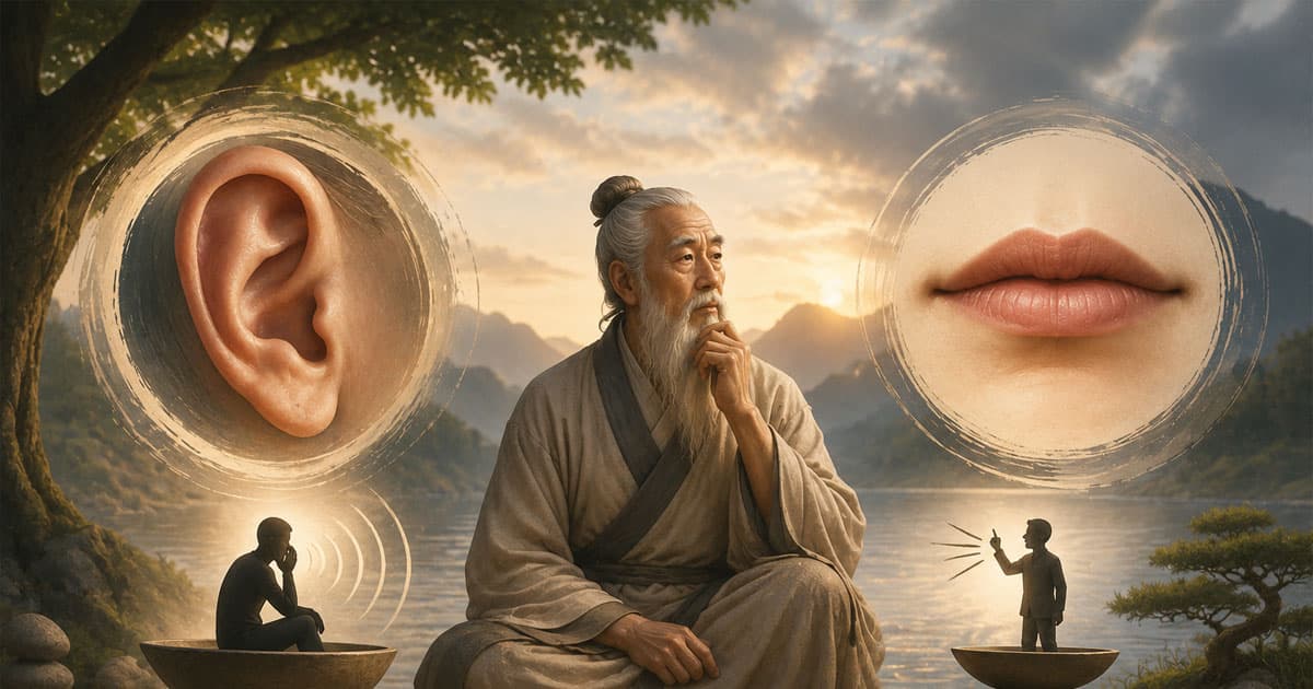 ‘জ্ঞানী লোকের কানটা বড় আর জিভটা ছোট হয়’