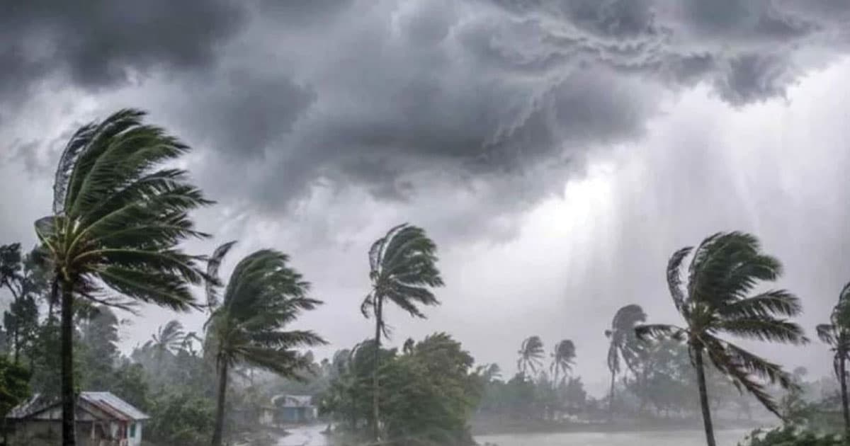 রাত ১টার মধ্যে যেসব অঞ্চলে হতে পরে ঝড়-বৃষ্টি