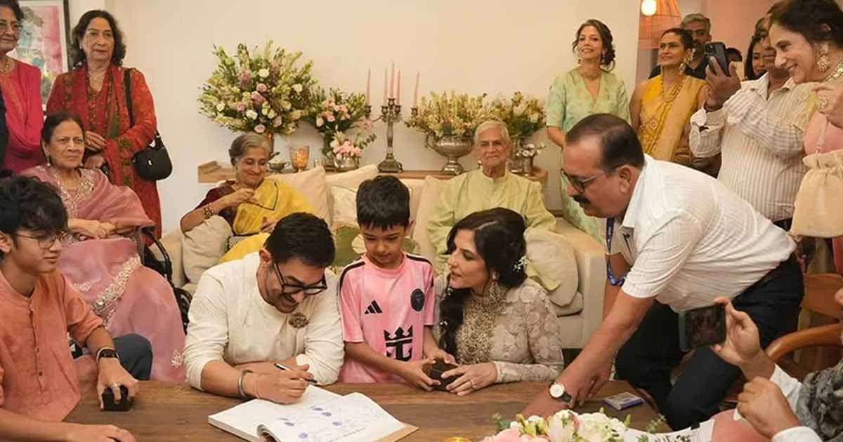 তিন সন্তানের উপস্থিতিতে বিয়ে করলেন আমির খান