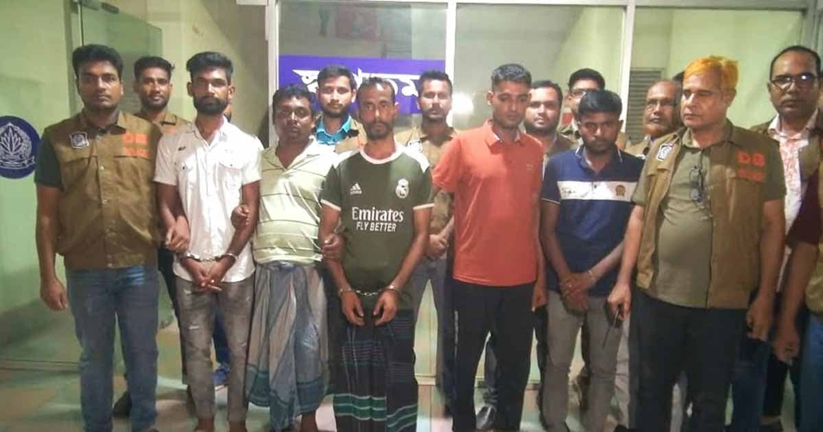 নাটোরে চোরচক্রের ৬ সদস্য গ্রেপ্তার