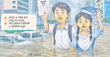 অশ্রু মিশেছে বানের জলে