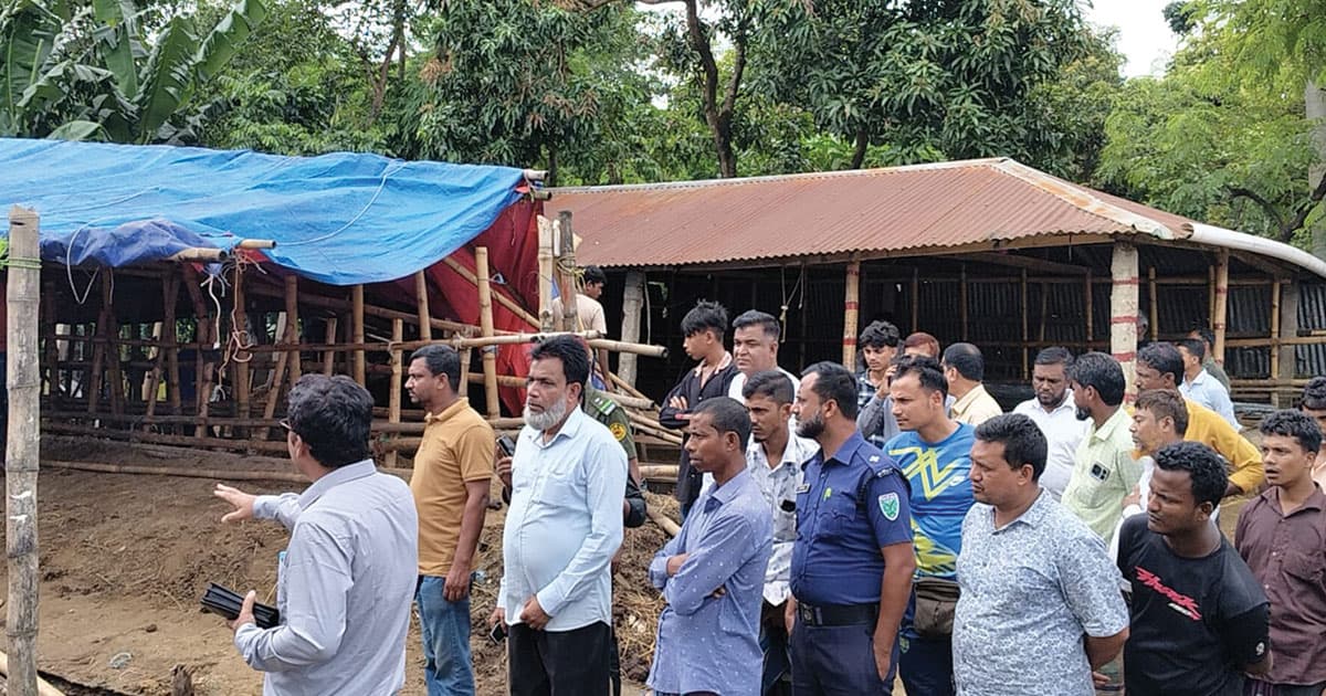 জৈন্তাপুরে অবৈধ পশুর হাট উচ্ছেদ