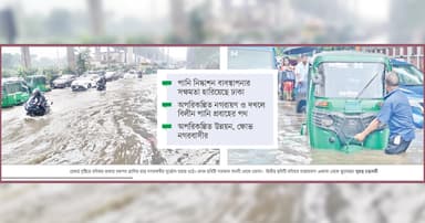 ঢাকার প্লাবনে ‘জলাতঙ্ক’