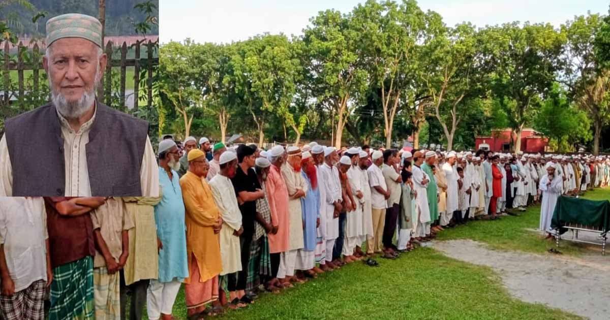 রাষ্ট্রীয় মর্যাদায় বীর মুক্তিযোদ্ধা এম এ ওহাব সরকারের দাফন সম্পন্ন